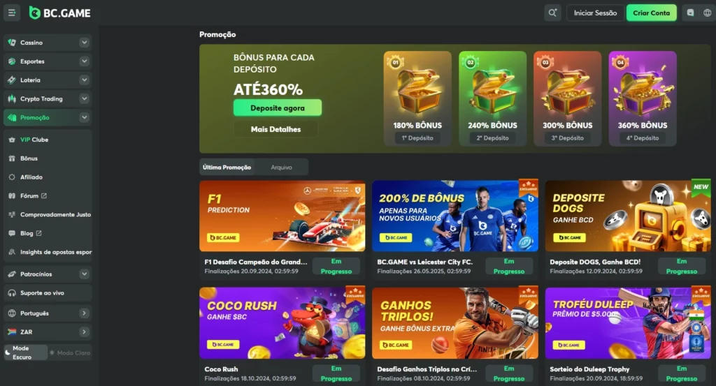 promoções BC.Game